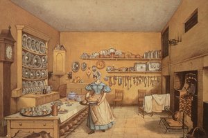 Kitchen at Langton Hall by Mary Ellen Best